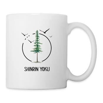 forest bathing forest shinrin yoku forest walker forest bath - Mug - white - Right
