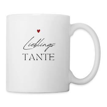 Lieblings Tante - Tasse - Weiß - Rechts