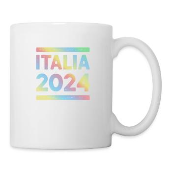 L’équipe des fêtes colorées d’Italia 2024 - Mug blanc - blanc - Droite