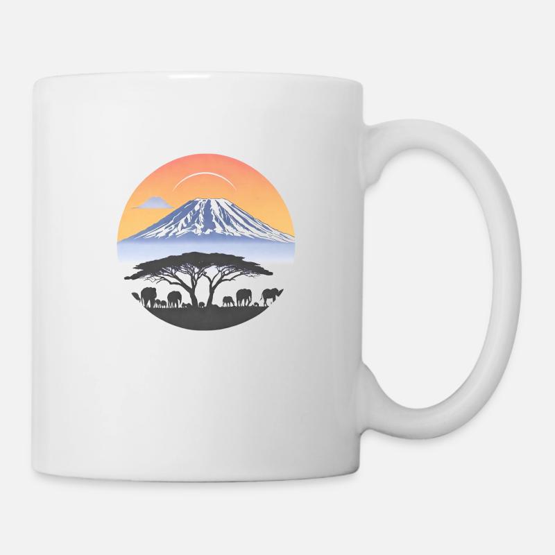 Majestic Kilimanjaro - Mug - white