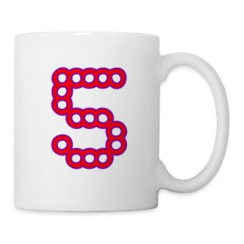 5. ANNIVERSARY. 5 YEARS. 5th ANNIVERSARY - Mug - white - Right