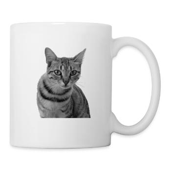 Cat white-black Cat black and white - Mug - white - Right