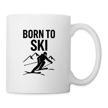 Born to Ski Gift for Skiers - Mug - white - Right