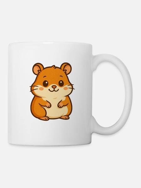 Hamster - Tasse - Weiß