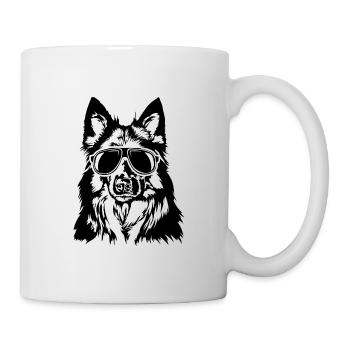 Chodsky Pes Cool Portrait Dog Dog Wilsigns - Mug - white - Right