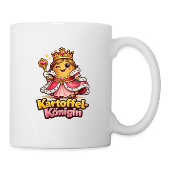 Kartoffel-Königin | Kartoffelkönigin (md) - Tasse - Weiß - Rechts