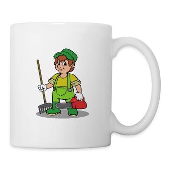 Jardinier - Mug blanc - blanc - Droite