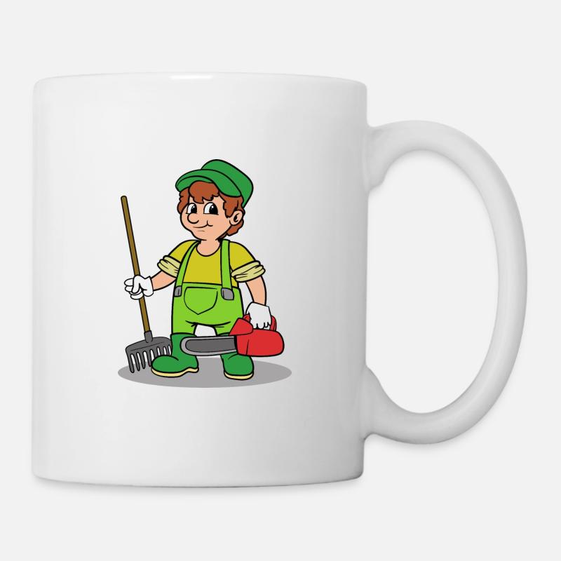 Gärtner - Tasse - Weiß