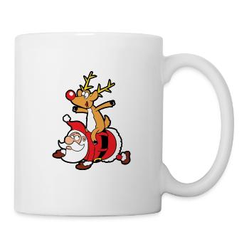 Noël drôle Noël Noël Noël - Mug blanc - blanc - Droite