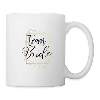 jeune mariée d'équipe - Mug blanc - blanc - Droite