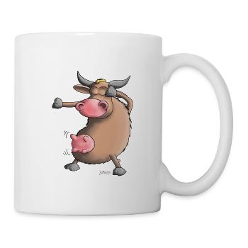 Fun Dab Dance - Vache - Danse - Mug blanc - blanc - Droite