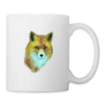 Fuchs - Tasse - Weiß - Rechts