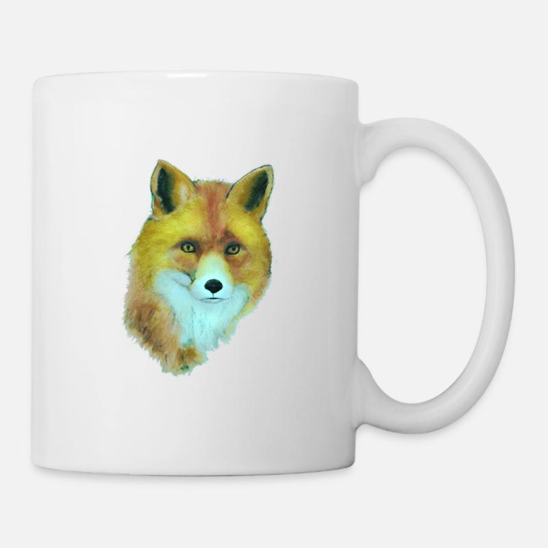 Fuchs - Tasse - Weiß
