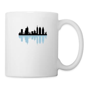 city skyline - Mug - white - Right