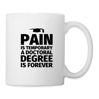 PhD Thesis Graduation Gifts - Funny Novelty en - Mug - white - Right