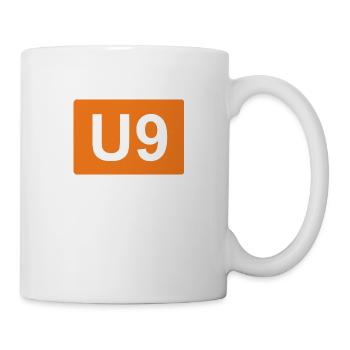 Berlin subway U9 - Mug - white - Right