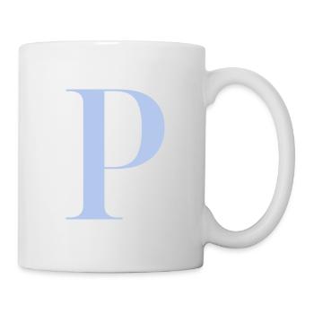 Letter P Blue - Mug - white - Right