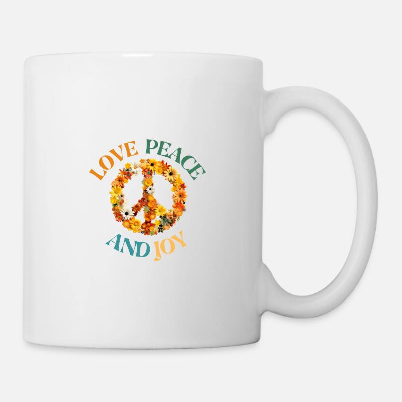 LOVE PEACE & HARMONY - Mug - white