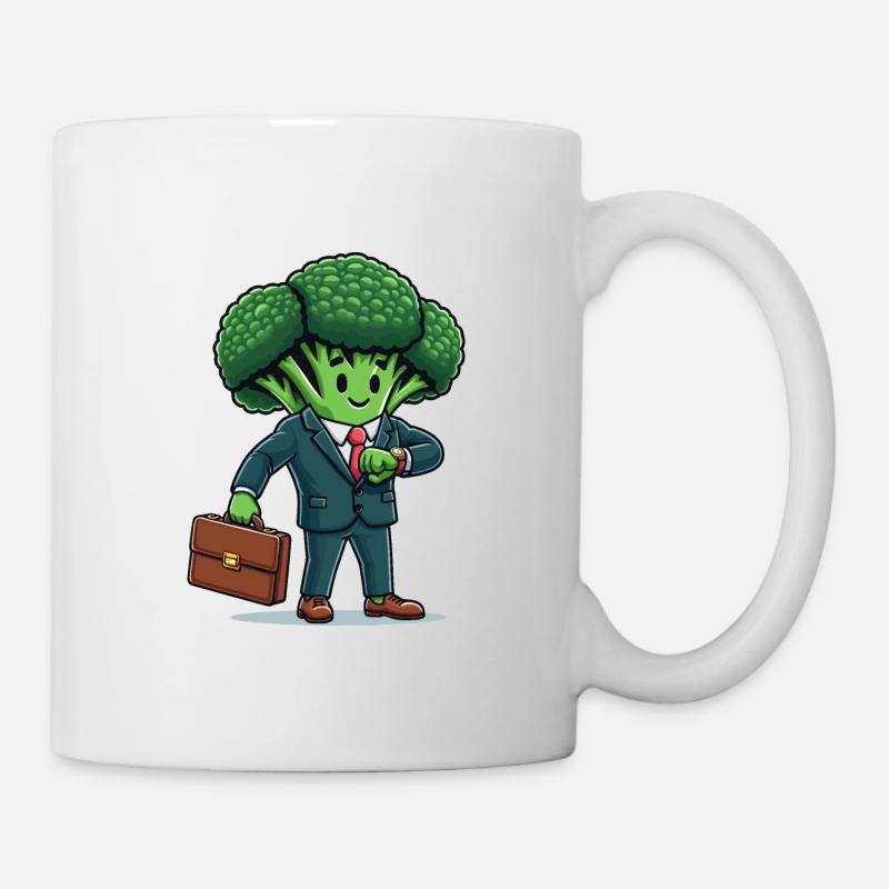 Brocoli d’affaires - Mug blanc - blanc