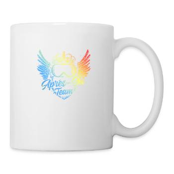 Apres Ski Team Ski Brille Bunt - Tasse - Weiß - Rechts
