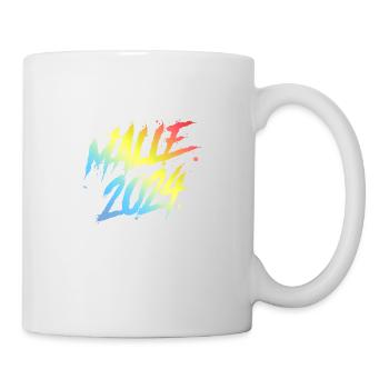 Malle 2024 Équipe de vacances colorée - Mug blanc - blanc - Droite