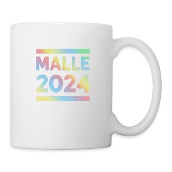 Malle 2024 Équipe de vacances colorée - Mug blanc - blanc - Droite