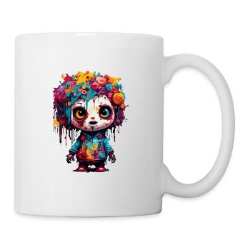 Poupée d’horreur / Halloween / Effrayant / Sombre - Mug blanc - blanc - Droite