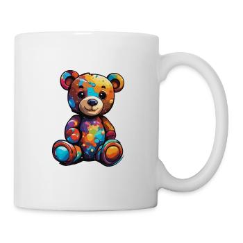 Teddybär / Kuscheltier / Stofftier / Geschenkidee - Tasse - Weiß - Rechts
