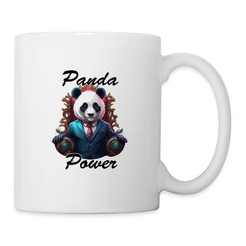 Panda / Animal / Zoo / Bamboo / Wild / Childlike - Mug - white - Right