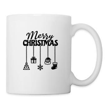 Décor suspendu de Noël - Mug blanc - blanc - Droite