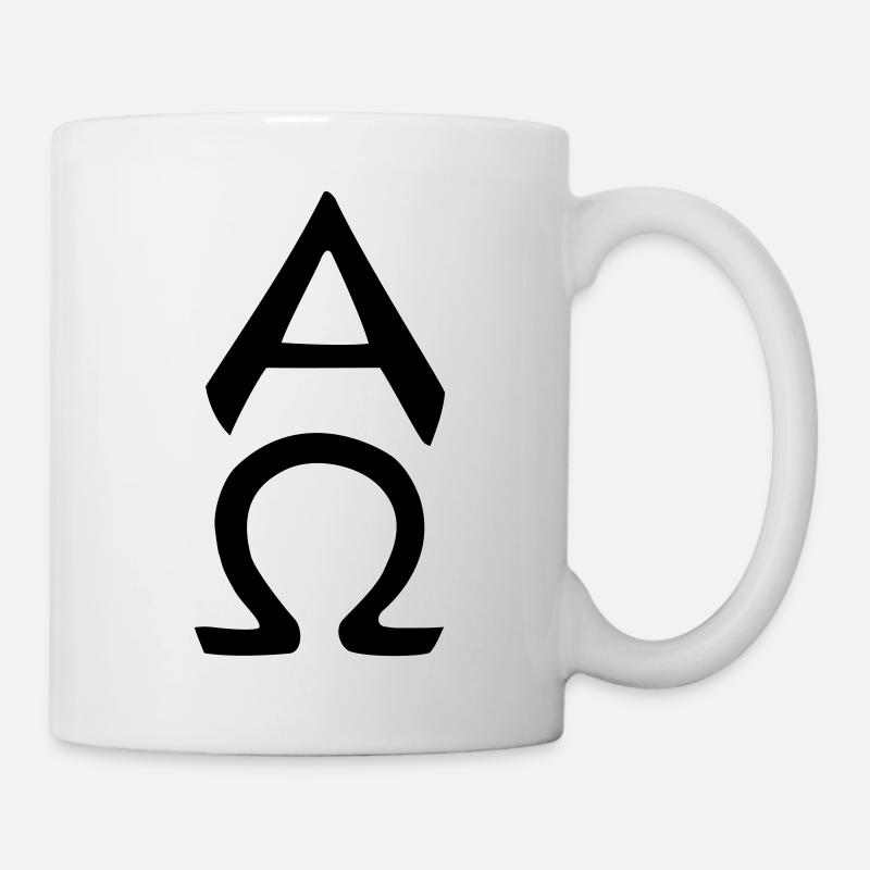 ao alpha omega - Mug - white