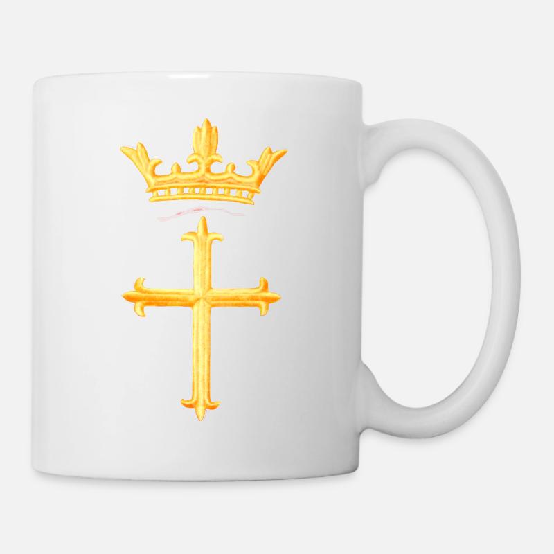 Cross + Crown - Tasse - Weiß