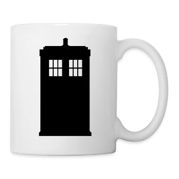 Police box - Tasse - Weiß - Rechts