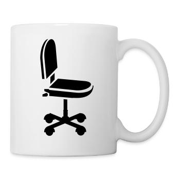 Bürostuhl / office chair (1c) - Tasse - Weiß - Rechts