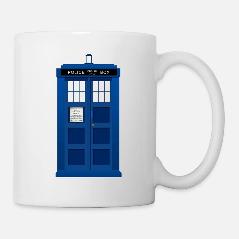 Police box tardis - Mug - white