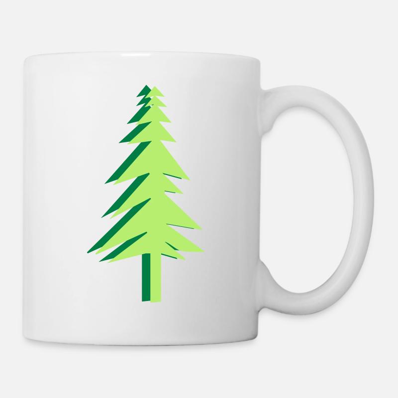 Wald - Tasse - Weiß
