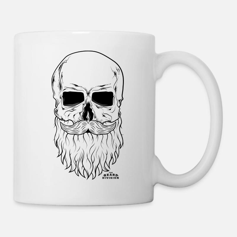 Bearded Baldy WHT - Tasse - Weiß