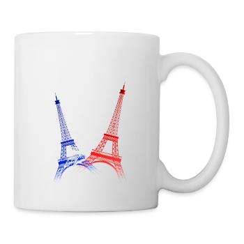 TOUR EIFFEL (Bleu-Blanc-Rouge) - Mug blanc - blanc - Droite