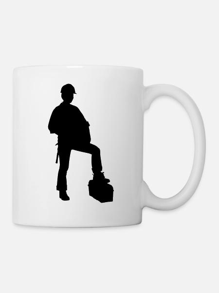 carpenter profession - Tasse - Weiß