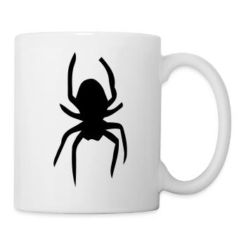 Spinne - Tasse - Weiß - Rechts