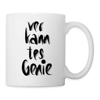 Verkanntes Genie - Tasse - Weiß - Rechts