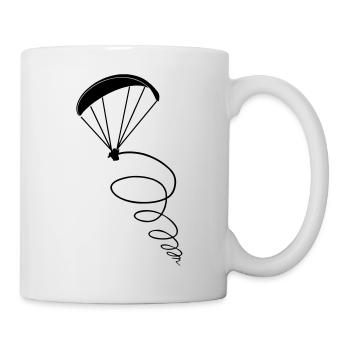 thermik paragliding - Tasse - Weiß - Rechts