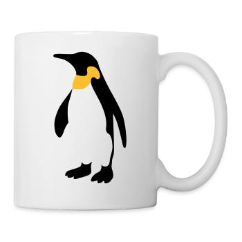 Penguin 2 colors - Mug - white - Right
