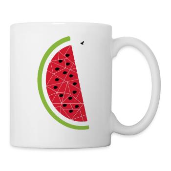 melone - Tasse - Weiß - Rechts