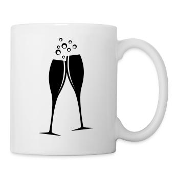 Sektgläser - Tasse - Weiß - Rechts