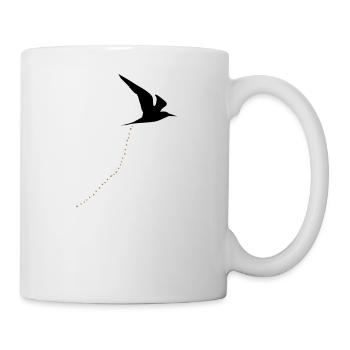 Bird of prey Bird shit bird poop shit 2c - Mug - white - Right