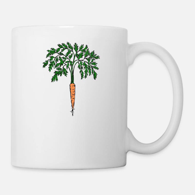 Karotte - Tasse - Weiß