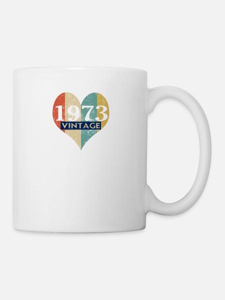 Weinlese 1973 Retro - Tasse - Weiß