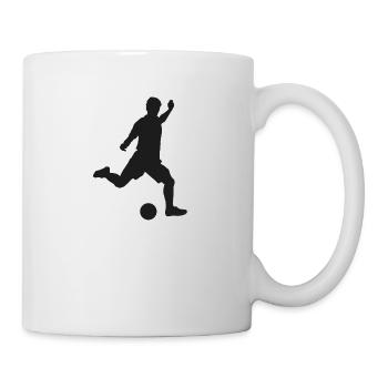 fussballspieler - Tasse - Weiß - Rechts