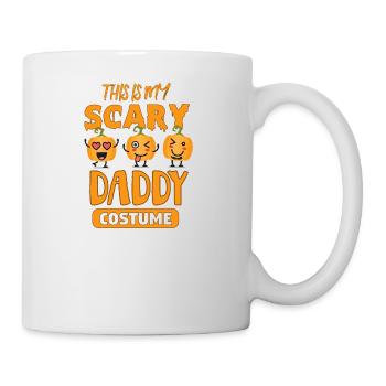 Heureux costume de citrouille d'Halloween drôle de cadeau Papa - Mug blanc - blanc - Droite